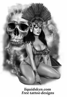 aztec princess - Google Search Mexican art tattoos, Chicano 