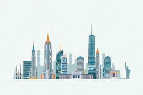 New York skyline New york skyline, Skyline, New york drawing