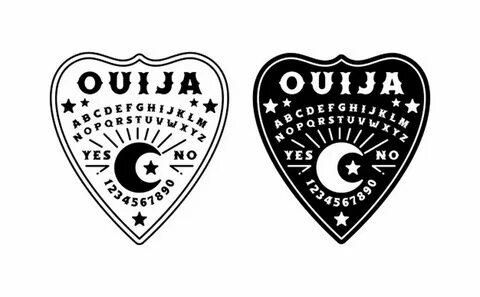 Set of ouija board illustration #paid, , #sponsored, #AFFILI