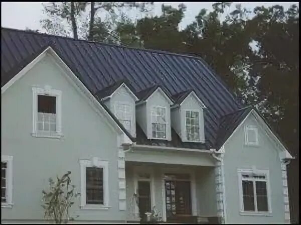 dark gray roof, light grey siding Metal roof, Dream house pl