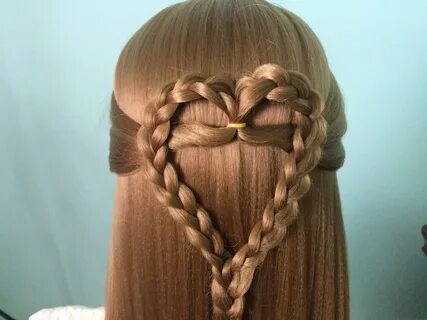 Романтическая причёска "Сердечко": пошаговая инструкция плет
