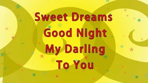 Karaoke Rhymes Sweet Dreams Good Night Song With Lyrics - Yo