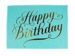 So pretty - Sugar Paper Tiffany Happy Birthday Card @Kay Lit