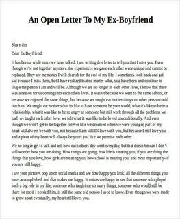 Sample Letter To Ex Boyfriend To Get Him Back amulette