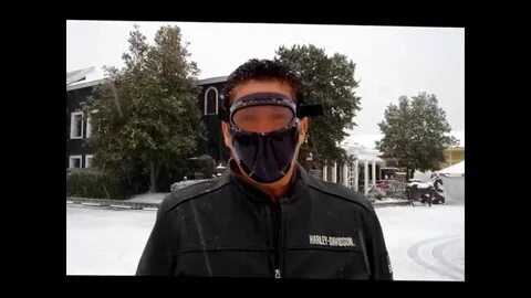 No Fog motorcycle goggles face protection below freezing - Y