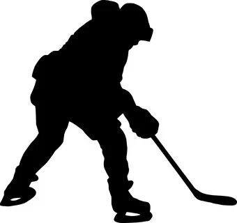 Hockey clipart silhouette, Hockey silhouette Transparent FRE