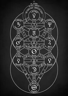 Kabbalah Digital Art - Kabbalistic Tree Of Life by Zapista O