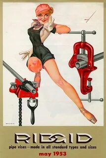 Zontar of Venus: George Petty’s Ridgid Tools Calendars (1953