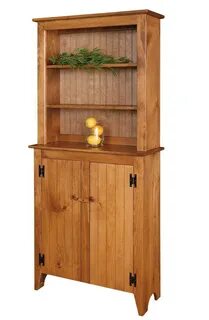 Pine Jelly Cupboard with Optional Hutch from DutchCrafters A