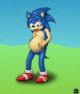 Pregnant Sonic (clean version) by the_Roop -- Fur Affinity d