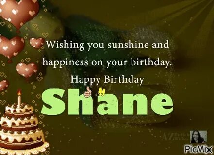 Happy Birthday Shane - PicMix