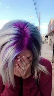 Purple shadow roots by Alean Powell Hair color crazy, Cool h