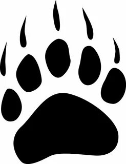 Bear Paw Tracks - ClipArt Best Bear paw tattoos, Paw drawing