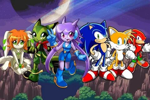 Team Lilac and Team Sonic Freedom Planet Amino Amino