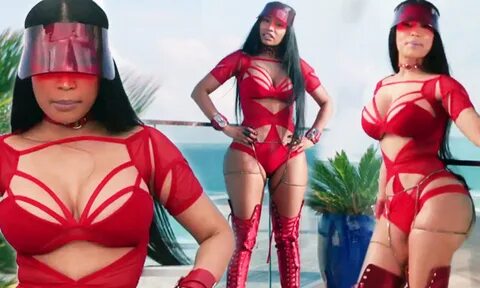 Rapper Nicki Minaj sizzles in new music. 