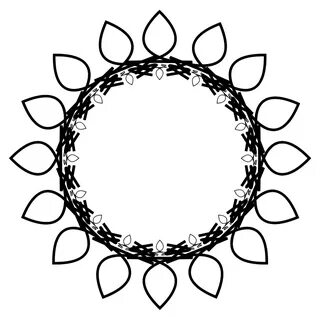 Sunflower black and white sunflower border clipart black and