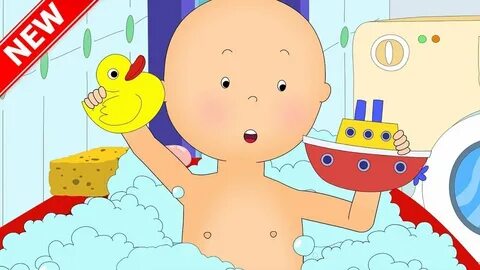 ★ Caillou Takes a Bath ★ Funny Animated Caillou Cartoons for