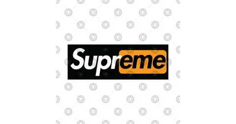 Supreme x Pornhub custom collab - Supreme - Bluza Dresowe Te