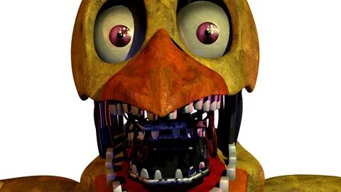 C4D Withered Chica New textures! by YinyangGio1987 on Devian