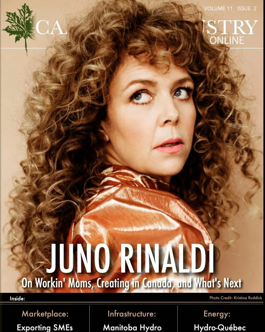 Juno Rinaldi в Instagram: "Thank you Canadian Industry Magazine for th...