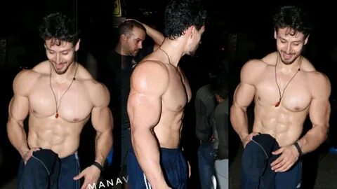 Tiger Shroff Looking Hunk B0DY in Shirtless Look SOTY 2 Prom