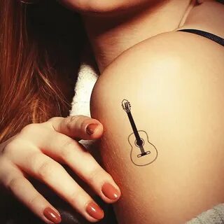 photo tattoo guitar 25.01.2019 № 045 - drawing tattoo with a