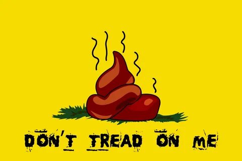 Colorful "Don't Tread On Me" clipart free image download