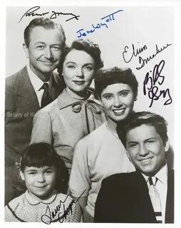 FATHER KNOWS BEST TV CAST - PHOTOGRAPH SIGNED WITH CO-SIGNER