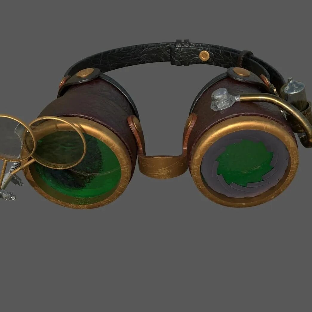 Brass goggles steam powered фото 28