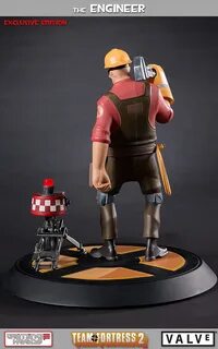 Gaming Heads Team Fortress 2 Engineer RED and BLU Statues - 
