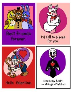 valentines day cards Five Nights at Freddy's Valentines meme