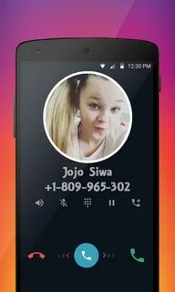 Fake Call From Jojo Siwa pour Android - Téléchargez l'APK
