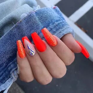 21 Neon Orange Nails and Ideas for Summer Page 2 of 2 StayGl