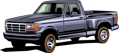 Pickup or Light Duty Truck - Vector Image