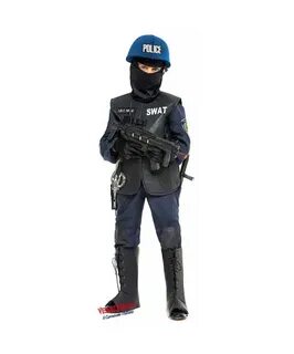 Детский костюм Инспектора ДПС: жилет, кепи, жезл (Россия) ку