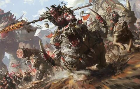 Wallpaper orcs, Artwork, Stanton Feng, Desert Half-Orcs, Ris