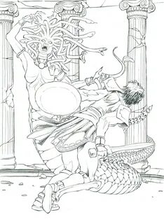 Perseus and Medusa - beginning stages - John Petersen