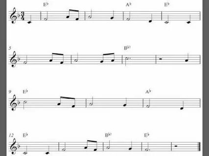 Free trumpet sheet music, Amazing Grace - YouTube