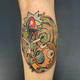 Rick and Morty/Invader Zim tattoo - Imgur