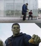 Hulk Gives Ant-Man a Taco - HD Template Hulk Gives Ant-Man a