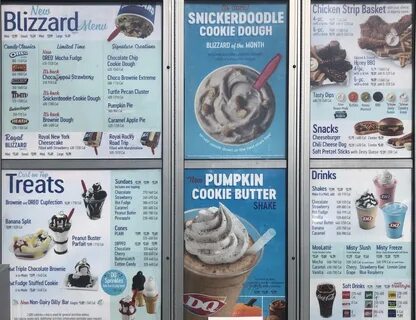 Dairy Queen Menu Prices - Menu And Price