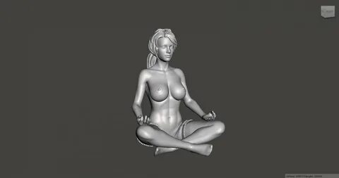 3D Printable Nude Female Body Pose 10 3D Model in Woman 3DEx