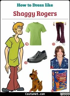 Shaggy Rogers (Scooby Doo) Costume for Cosplay & Halloween S