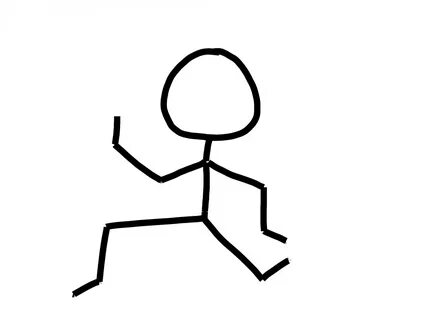 How To Draw A Running Stick Figure