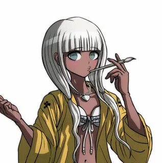 Angie Yonaga but something is off about her.