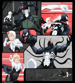 Spider-Gwen Vs. Venom! - Nyte MilfJab.com