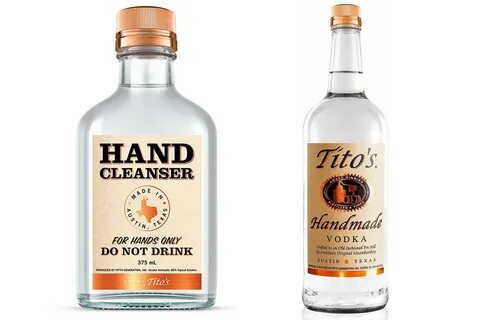 Tito’s Vodka Is Making 24 Tons Of Hand Sanitizer Amid Coronavirus.