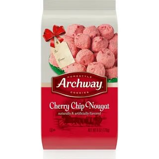 Archway Cookies, Holiday Cherry Chip Nougat, 6 oz - Walmart.