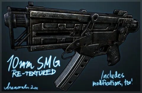 Скачать Fallout: New Vegas "10mm SMG Retextured / Ретекстур 