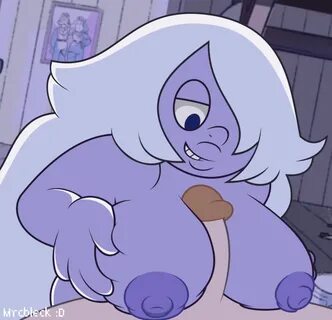 FurryBooru - alien amethyst (steven universe) animated breas